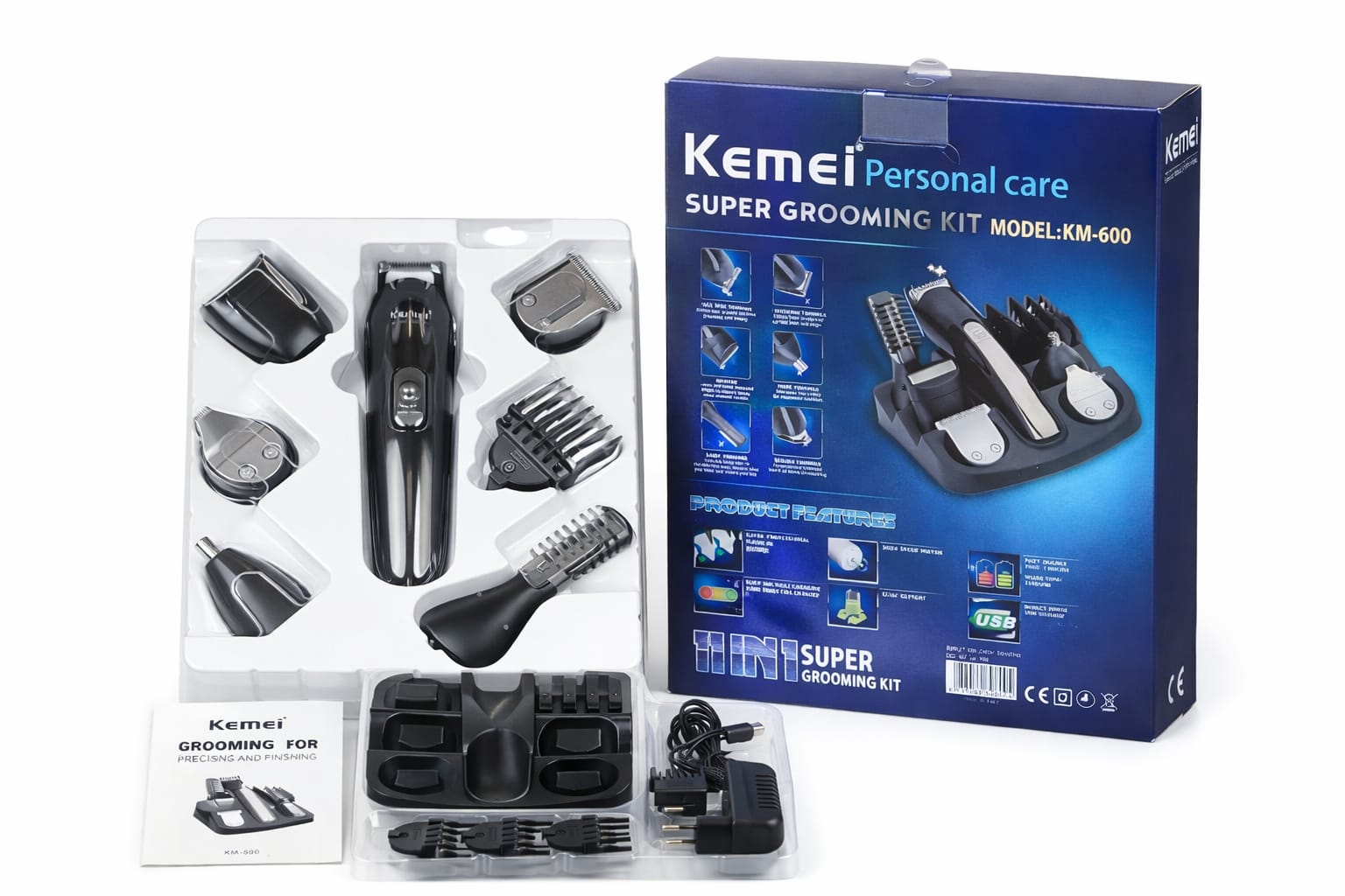 Professioneller Multifunktions-Haarschneider mit Zubehörset